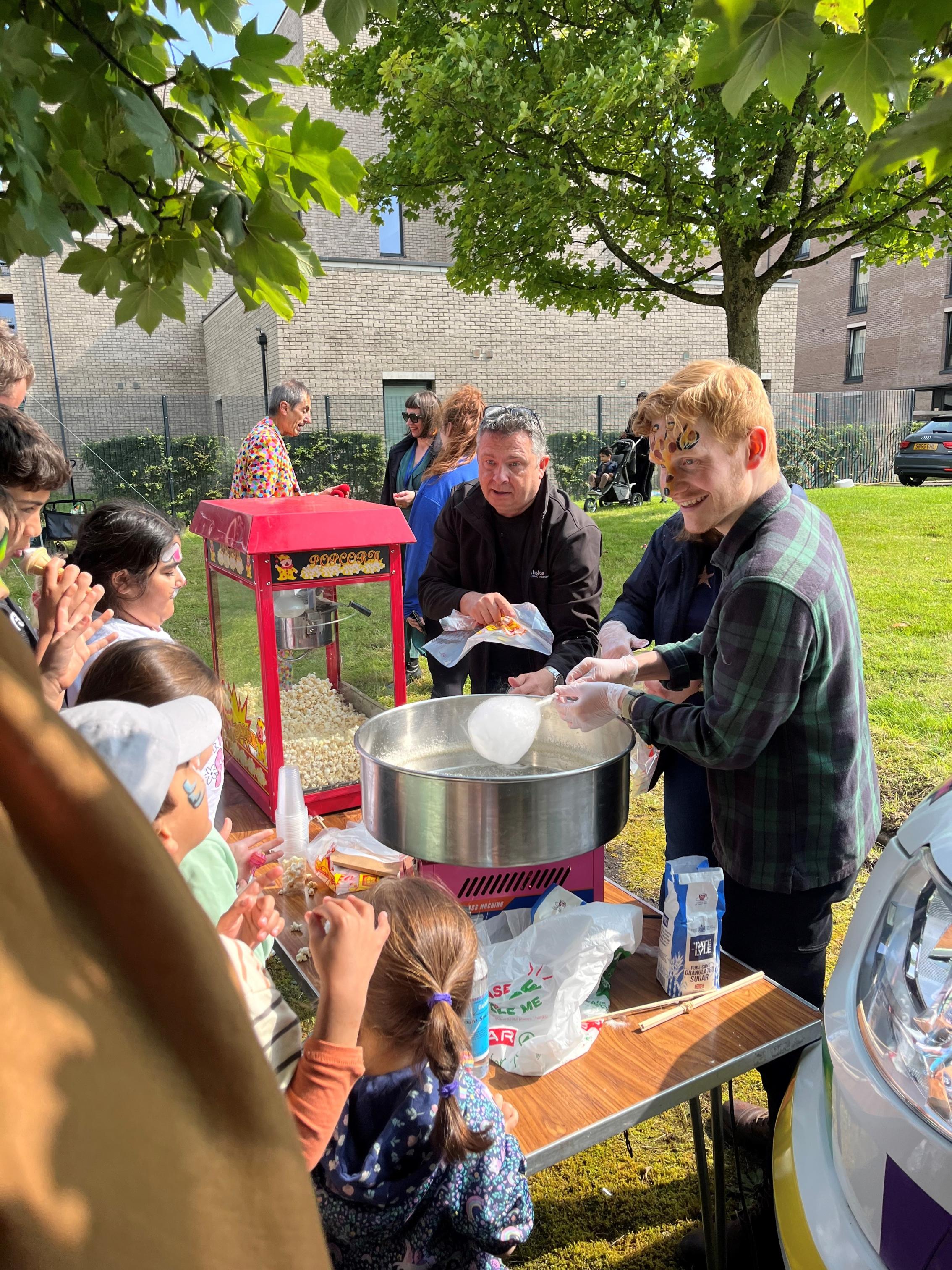 GALA DAY candy floss and pop corn
