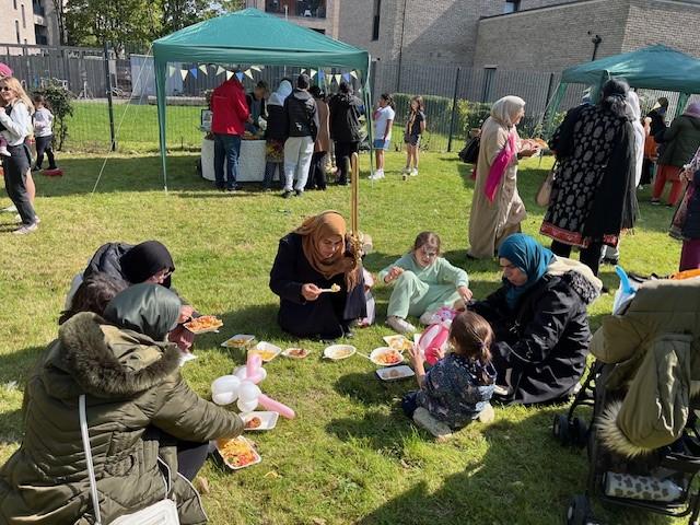 GALA DAY food group pin in sun
