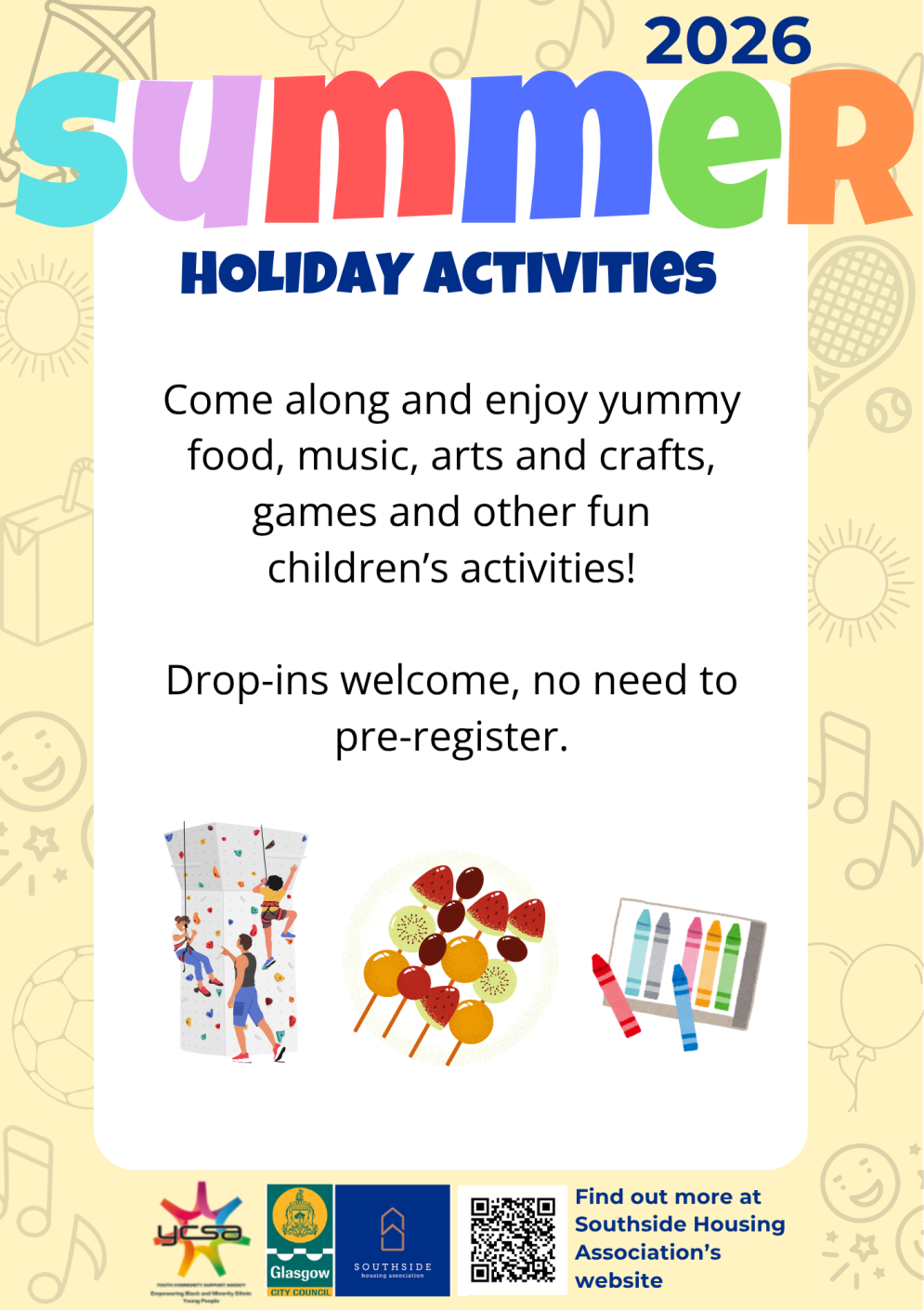 POLLOKSHIELDS HOLIDAY ACTIVITIES